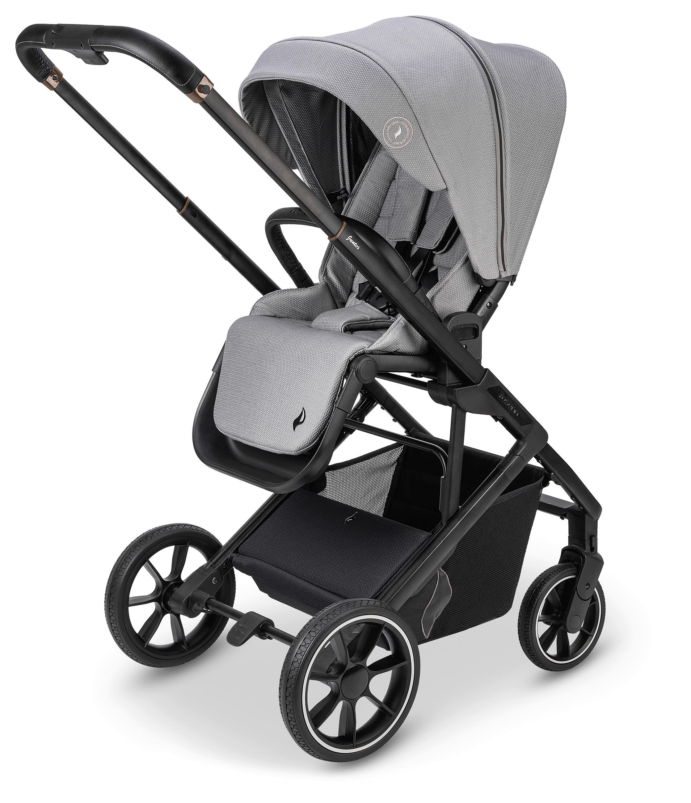 KOMBIKINDERWAGEN  Juntos  Rock  - Hellgrau, Basics (84/97,5/53,5cm) - Osann