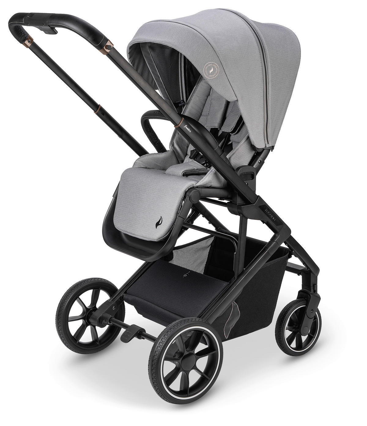 KOMBIKINDERWAGEN  Juntos  Rock  - Hellgrau, Basics (84/97,5/53,5cm) - Osann