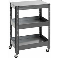 SERVIERWAGEN Anthrazit  - Anthrazit, Design, Metall (50/32/75cm)