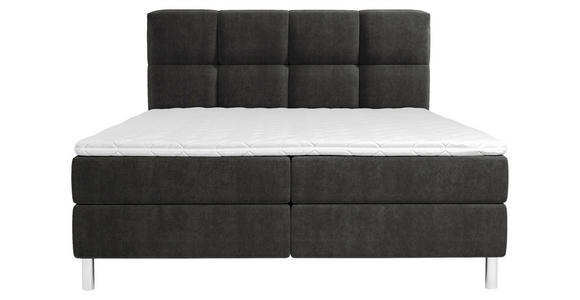 BOXBETT 180/200 cm  in Anthrazit  - Chromfarben/Anthrazit, Design, Holz/Holzwerkstoff (180/200cm) - Esposa