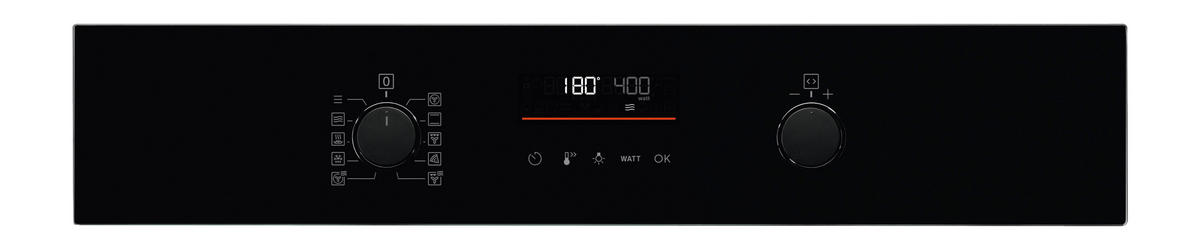 KOMPAKTBACKOFEN EVL6E46Z  - Schwarz, Basics, Glas/Metall (59,5/45,5/56,7cm) - Electrolux