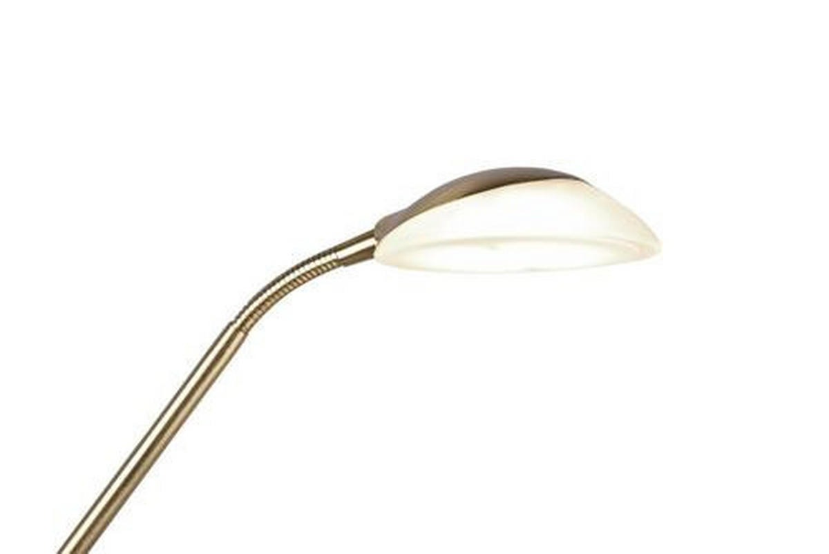 LED-STEHLEUCHTE    - Messingfarben, Basics, Glas/Metall (180/32,5/57cm)