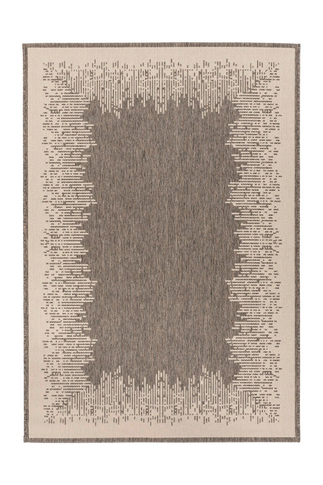 Flachwebteppich Splash 900 Braun/creme, 200x290 Cm