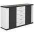 SIDEBOARD 156/90.4/41 cm - Silberfarben/Schwarz, Design, Holzwerkstoff/Kunststoff (156/90.4/41cm) - Xora SIDEBOARD 156/90.4/41 cm - Silberfarben/Schwarz, Design, Holzwerkstoff/Kunststoff (156/90.4/41cm) - Xora