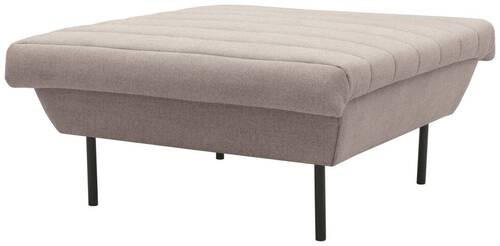 HOCKER Braun, Beige  - Beige/Schwarz, Design, Textil/Metall (90/45/105cm) - LOOKS by W.Joop