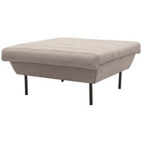 HOCKER Braun, Beige  - Beige/Schwarz, Design, Textil/Metall (90/45/105cm) - LOOKS by W.Joop