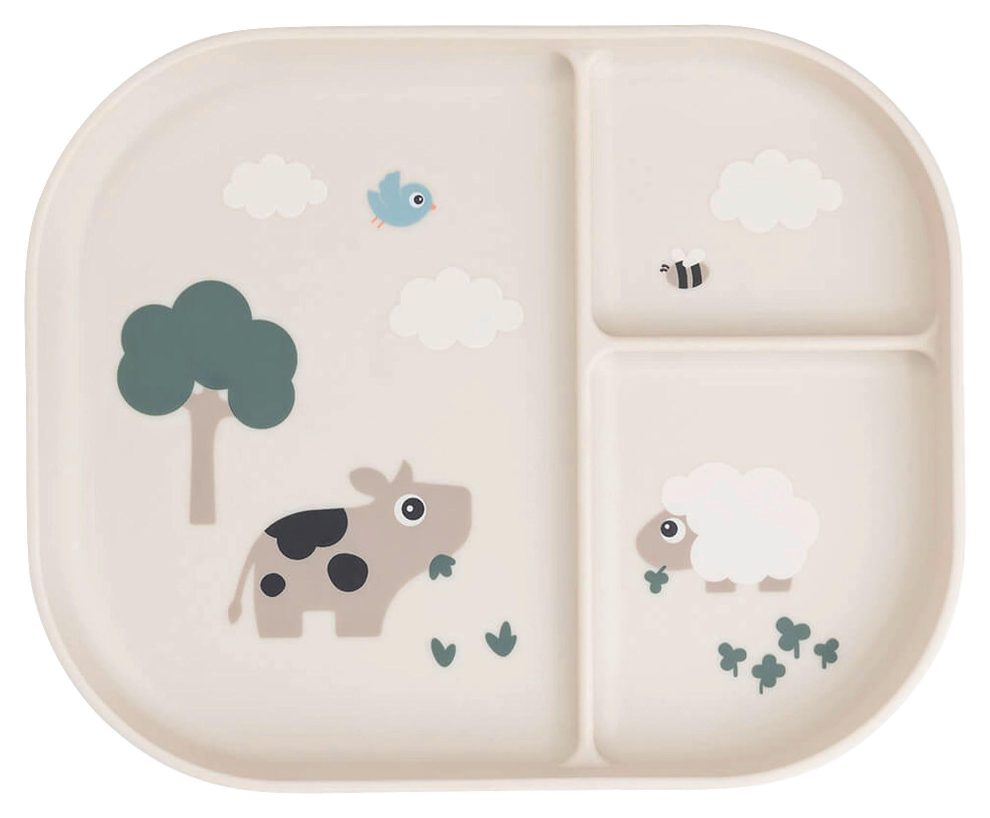 KINDERTELLER  - Sandfarben, Basics, Kunststoff (26/14,50/10,50cm)