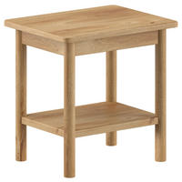 NACHTTISCH 50/50/40 cm  in furniert, massiv Eiche Eichefarben  - Eichefarben, MODERN, Holz/Holzwerkstoff (50/50/40cm) - MID.YOU