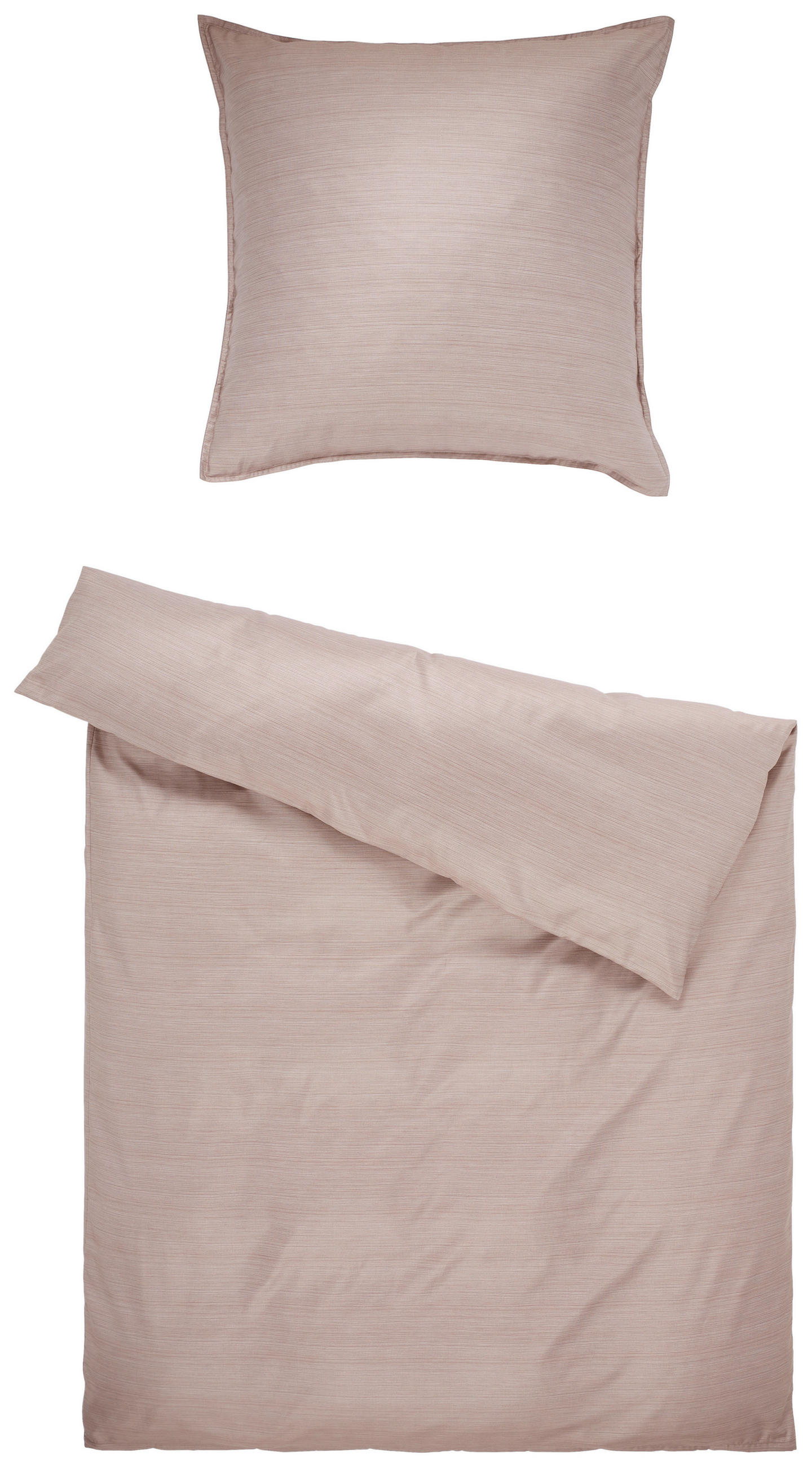 BETTWÄSCHE 155/220 cm Damast  - Braun, Basics, Textil (155/220cm) - Curt Bauer
