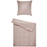 BETTWÄSCHE Damast 155/220 cm  - Braun, Basics, Textil (155/220cm) - Curt Bauer