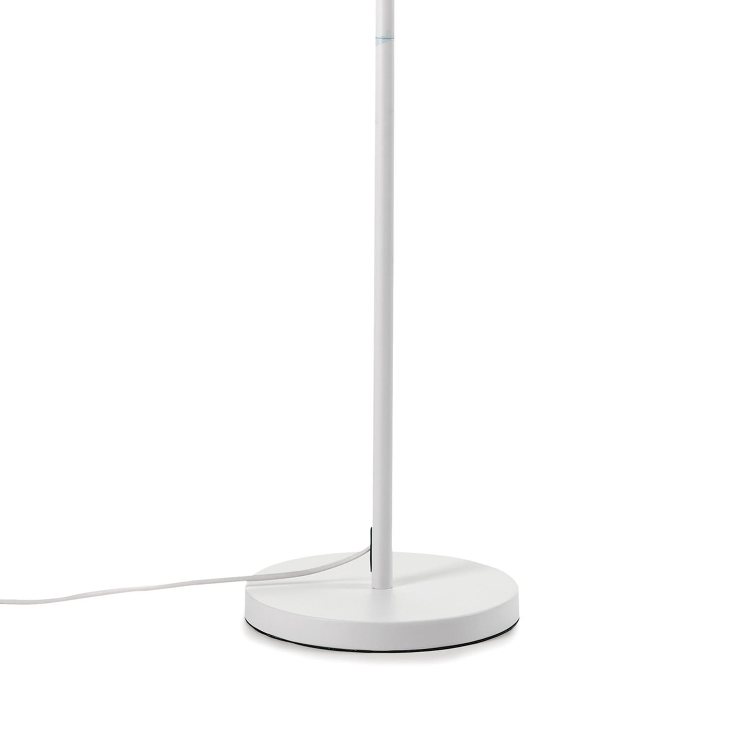 STOJACIA LAMPA, 20/20/130 cm - svetlomodrá/čierna, Basics, kov/plast (20/20/130cm)