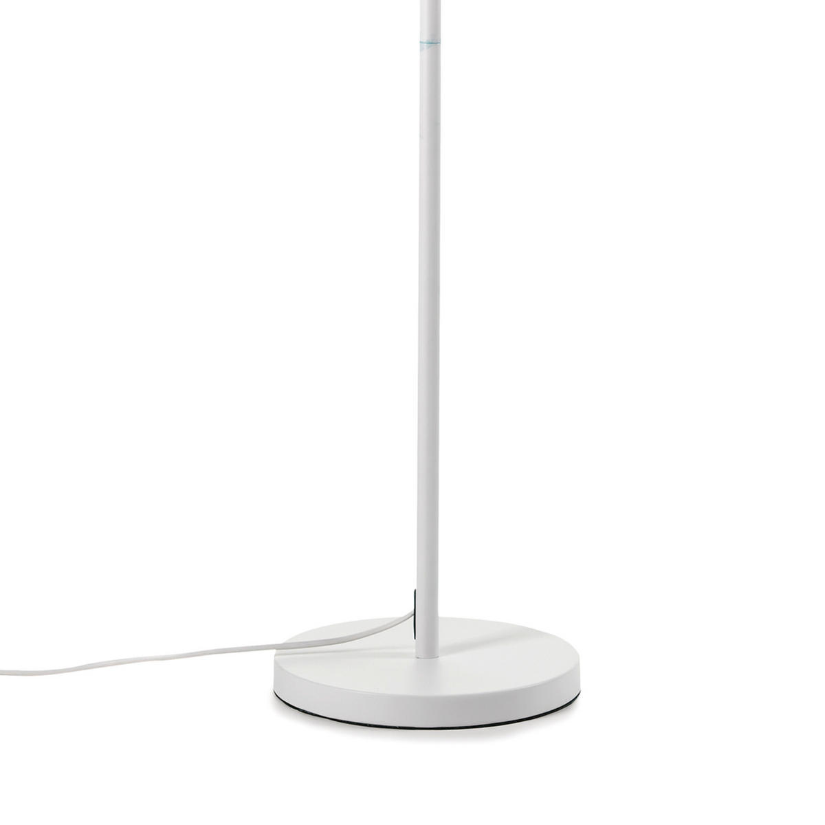 STOJACIA LAMPA, 20/20/130 cm - svetlomodrá/čierna, Basics, kov/plast (20/20/130cm)