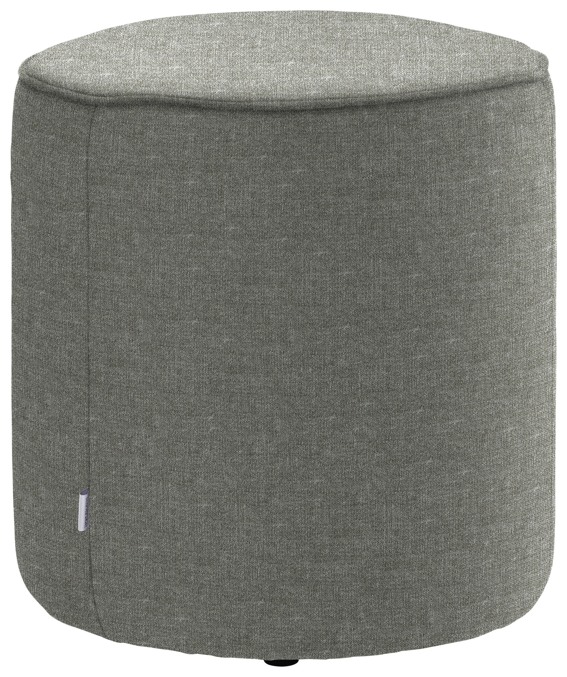 HOCKER in Textil Hellgrau  - Hellgrau, Design, Textil (44/46/44cm) - Belluti