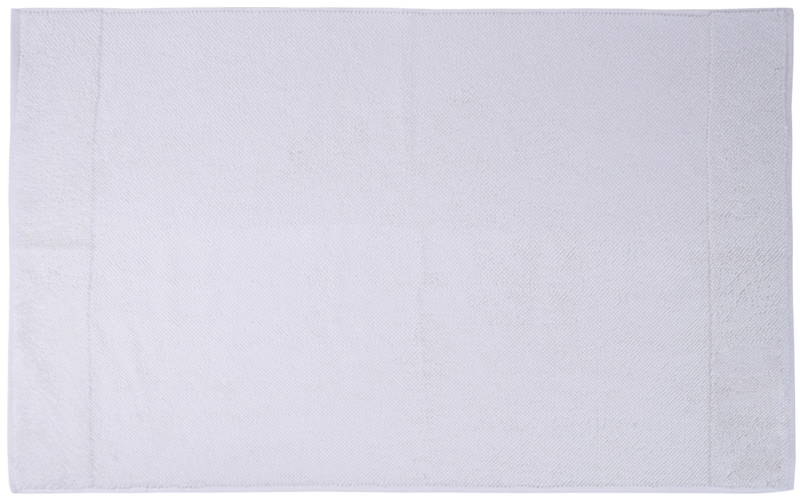 BADEMATTE 70/120 cm Weiß  - Weiß, KONVENTIONELL, Textil (70/120cm) - Bio:Vio