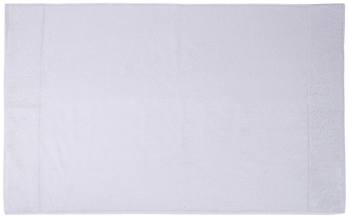 BADEMATTE Weiß 70/120 cm  - Weiß, KONVENTIONELL, Textil (70/120cm) - Bio:Vio