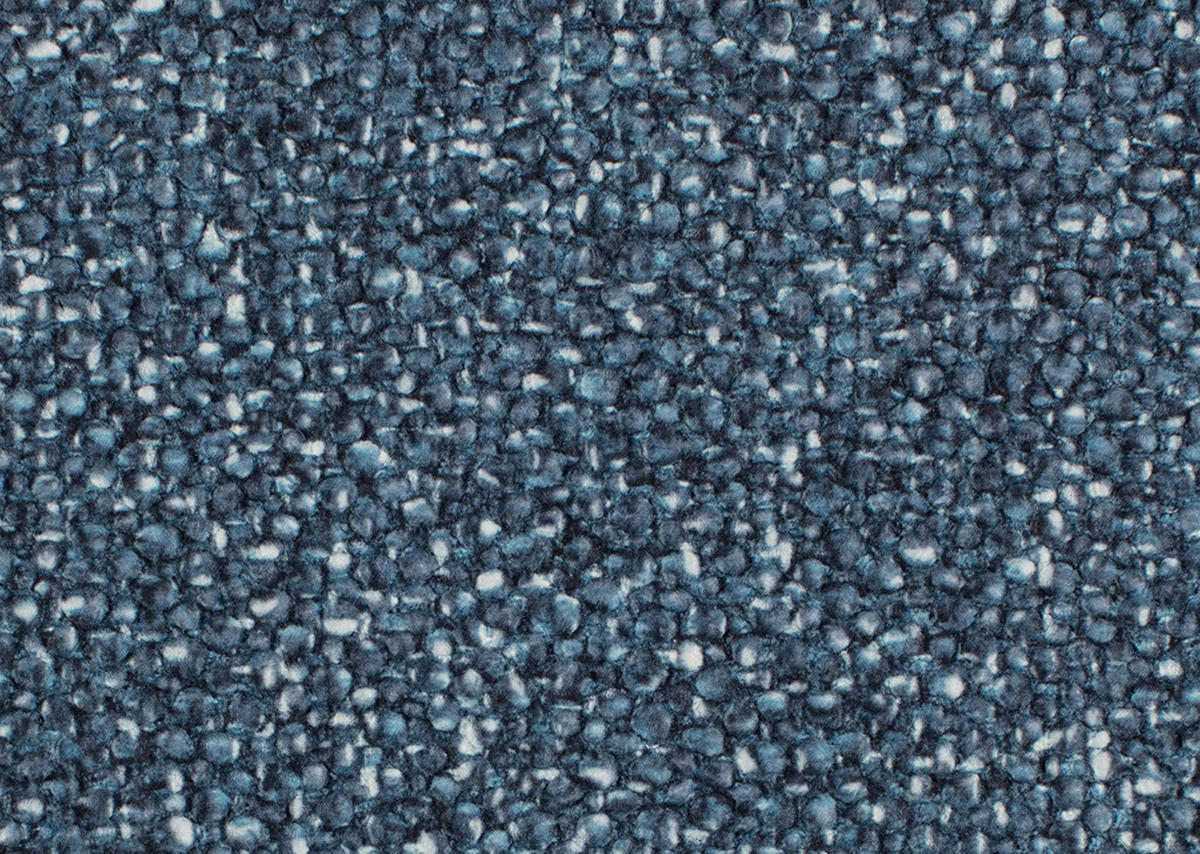 ECKSOFA in Bouclé Blau  200/265 cm  - Blau/Naturfarben, KONVENTIONELL, Holz/Textil (200/265cm) - Stylife