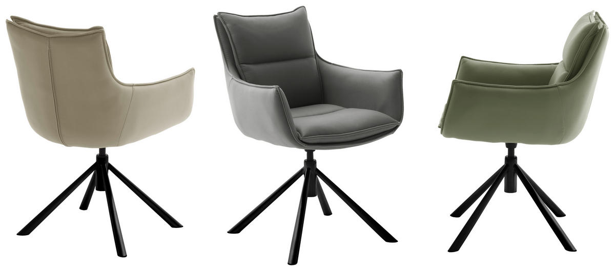 STOLICA SA RUKONASLONOM  antracit, crna       - crna/antracit, Dizajnerski, metal/tekstil (60/90/65cm) - Novel