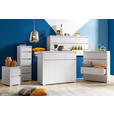 KOMMODE  in 80/103/48 cm  - Silberfarben/Weiß, Design, Holzwerkstoff/Kunststoff (80/103/48cm) - Carryhome