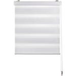 DOPPELROLLO 60/160 cm  - Transparent/Weiß, Basics, Textil (60/160cm) - Boxxx