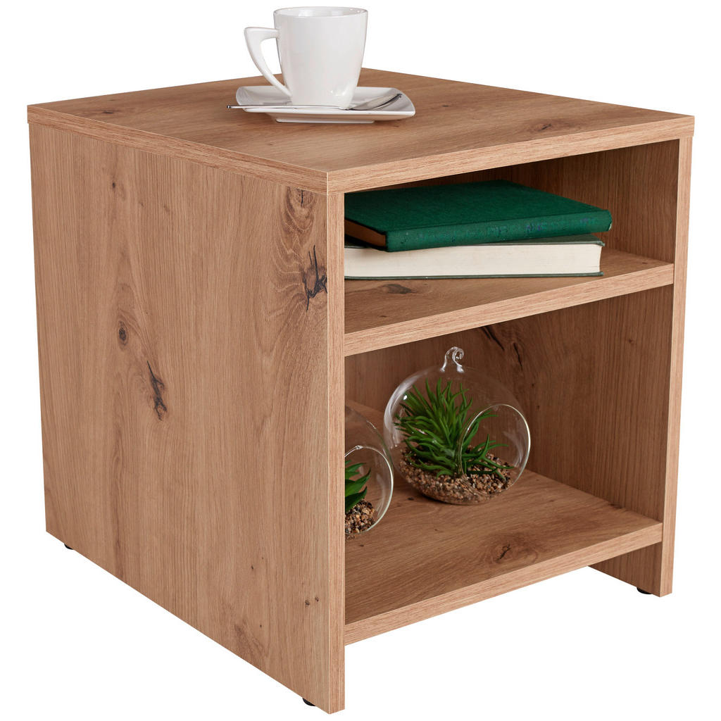 Beistelltisch 2 Ablagefächer Luca Artisan Eiche Dekor