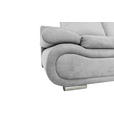 SCHLAFSOFA in Jacquard Hellgrau  - Chromfarben/Beige, Design, Textil (200/78/90cm) - Venda