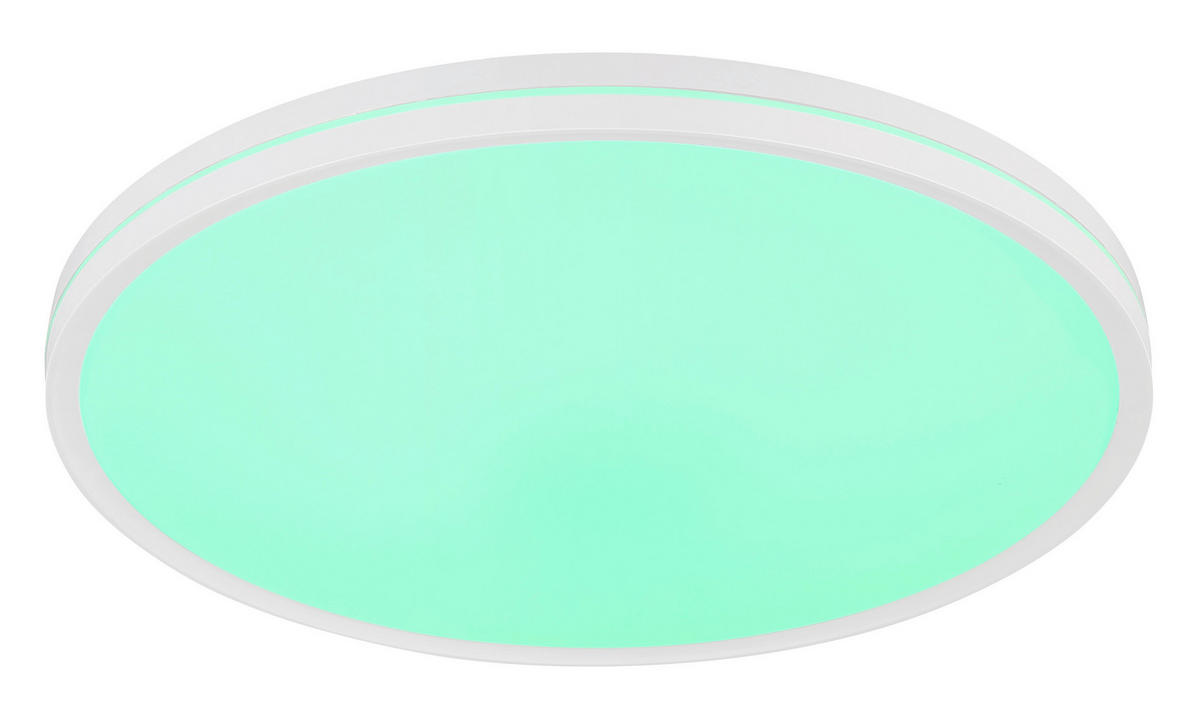 STROPNA LED-SVETILKA  Dwain   2700-6500 K 230 V  - bela, Design, umetna masa (37/7cm) - Globo