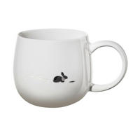 KAFFEEBECHER Magu  400 ml   - Weiß Hochglanz, KONVENTIONELL, Keramik (10,2/9,5cm) - ASA