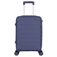 REISEKOFFER Dunkelblau  - Dunkelblau, Design, Kunststoff/Textil (73,5/47/28cm) - Novel