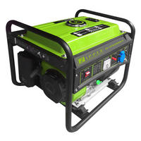 STROMERZEUGER ZI-STE2800IV  - Schwarz/Grün, MODERN, Kunststoff/Metall - Zipper