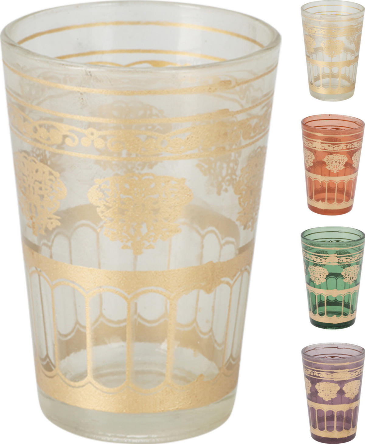 VÄRMELJUSHÅLLARE  - multicolor, Basics, glas (9cm) - Best Price