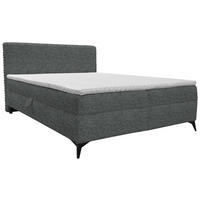 BOXBETT 160/200 cm  in Anthrazit  - Anthrazit/Schwarz, Design, Holz/Holzwerkstoff (160/200cm) - Xora