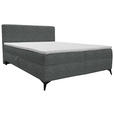 BOXBETT 160/200 cm  in Anthrazit  - Anthrazit/Schwarz, Design, Holz/Holzwerkstoff (160/200cm) - Xora