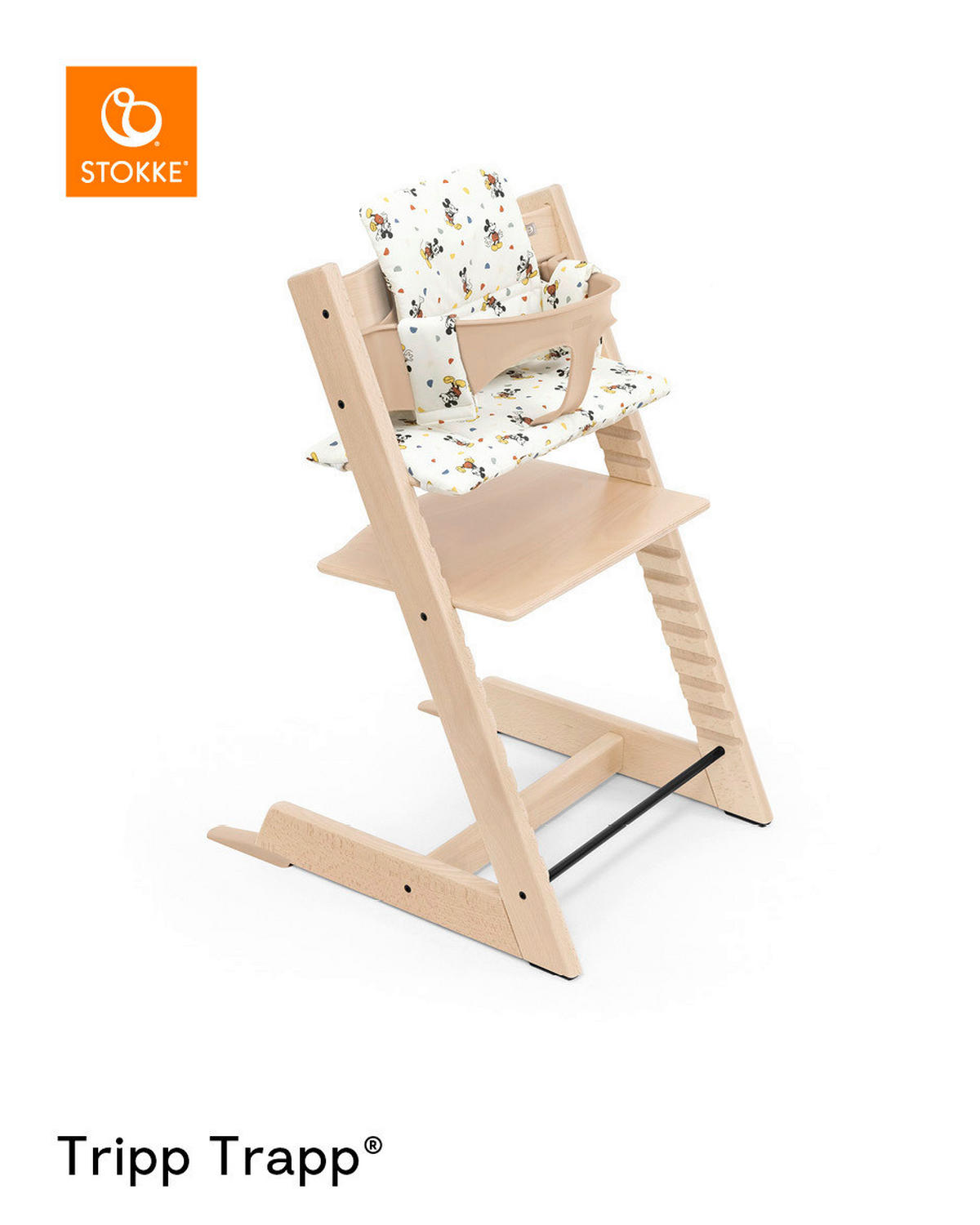 ULOŽAK ZA HRANILICU  Tripp Trapp  - bijela/višebojno, Basics, tekstil (28/21/7cm) - Stokke