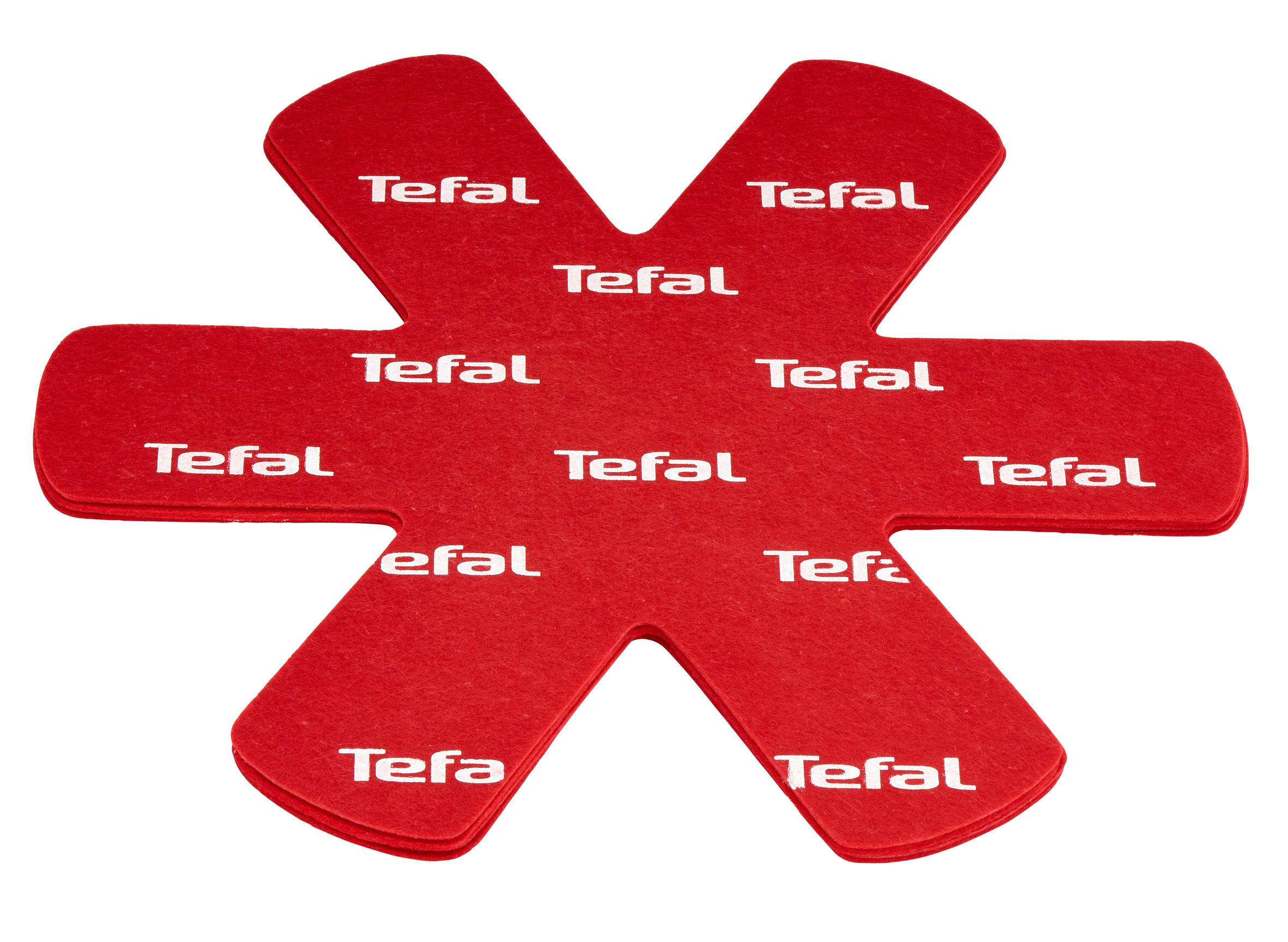 SKYDD FÖR STEKPANNA    - röd, Basics, textil (38/10/36cm) - Tefal