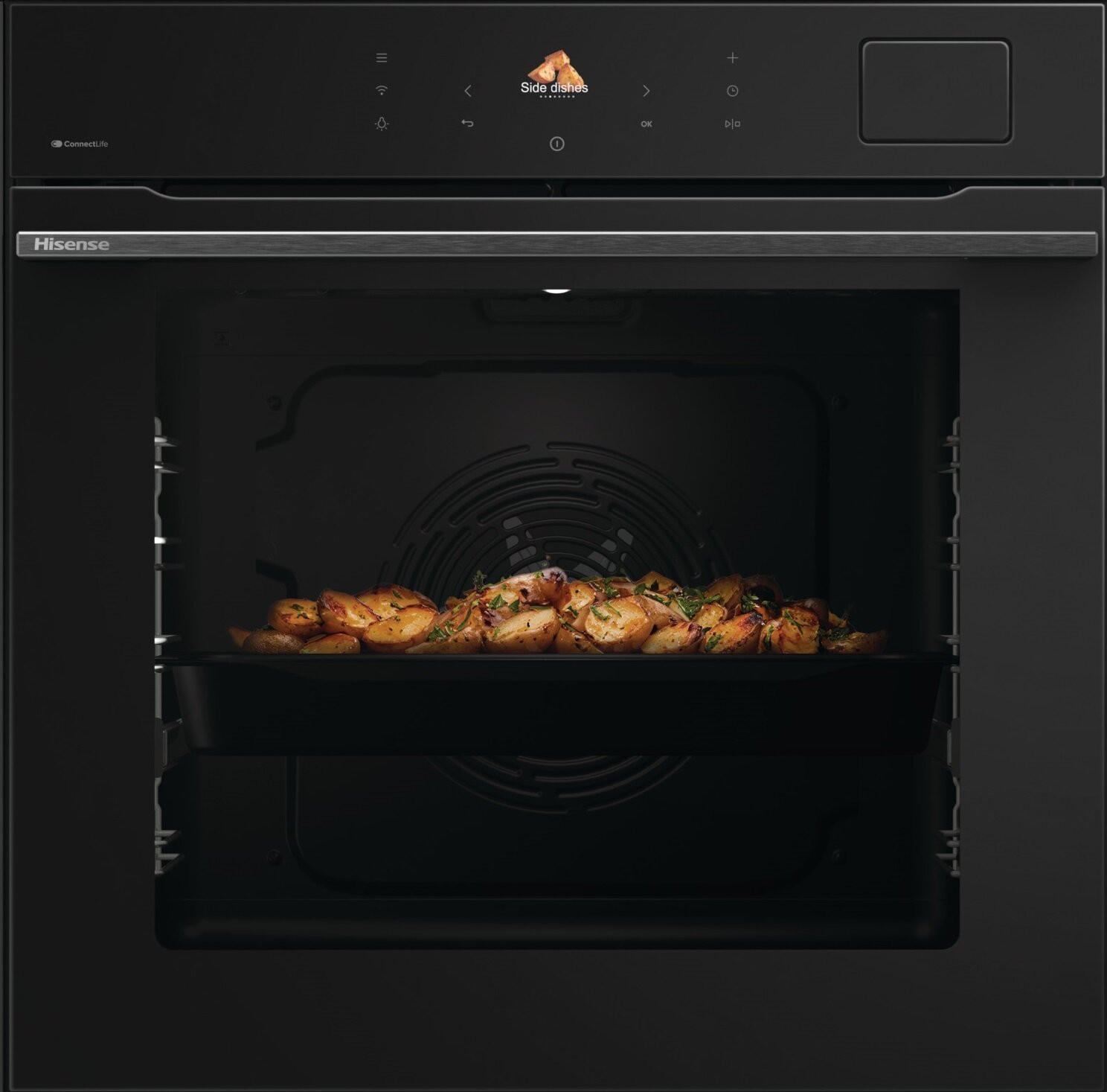DAMPFBACKOFEN BAS614P8B  - Schwarz, Basics, Metall (59,5/59,5/56,4cm) - Hisense