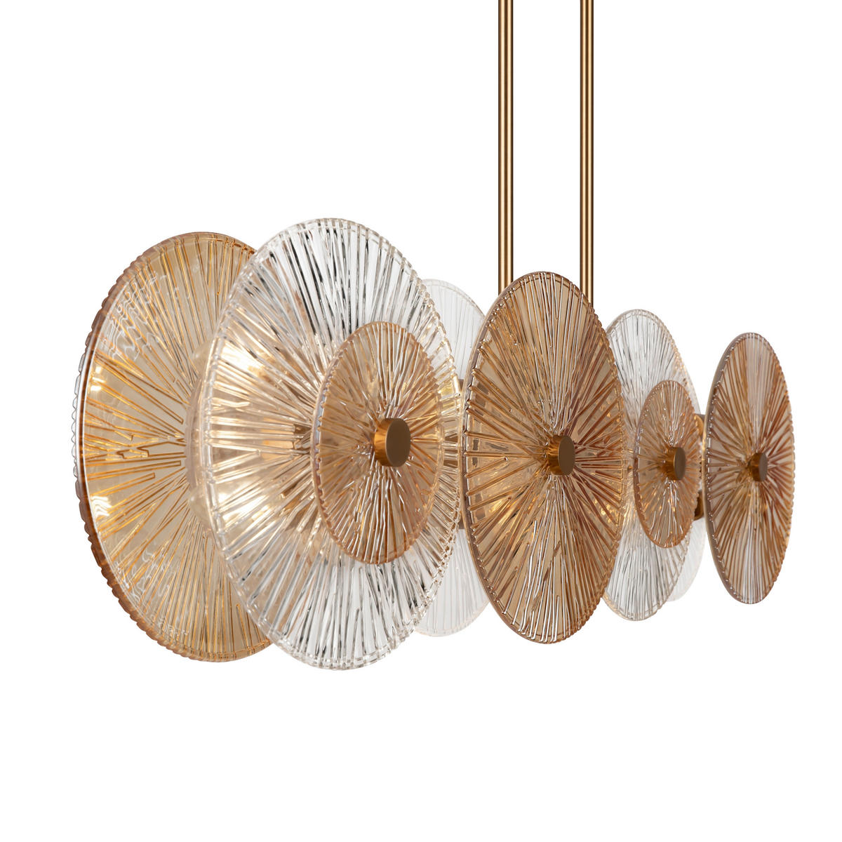 PENDELLAMPA 17/28/103 cm  - guldfärgad, Basics, metall/glas (17/28/103cm) - MAYTONI