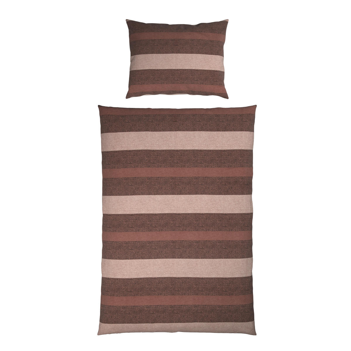 BETTWÄSCHE S. OLIVER Flanell 140/200 cm  - Beige/Braun, Design, Textil (140/200cm) - S. Oliver