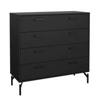 SIDEBOARD  in 98,7/95,8/39,8 cm  - Schwarz, Design, Holzwerkstoff/Metall (98,7/95,8/39,8cm) - Best Price