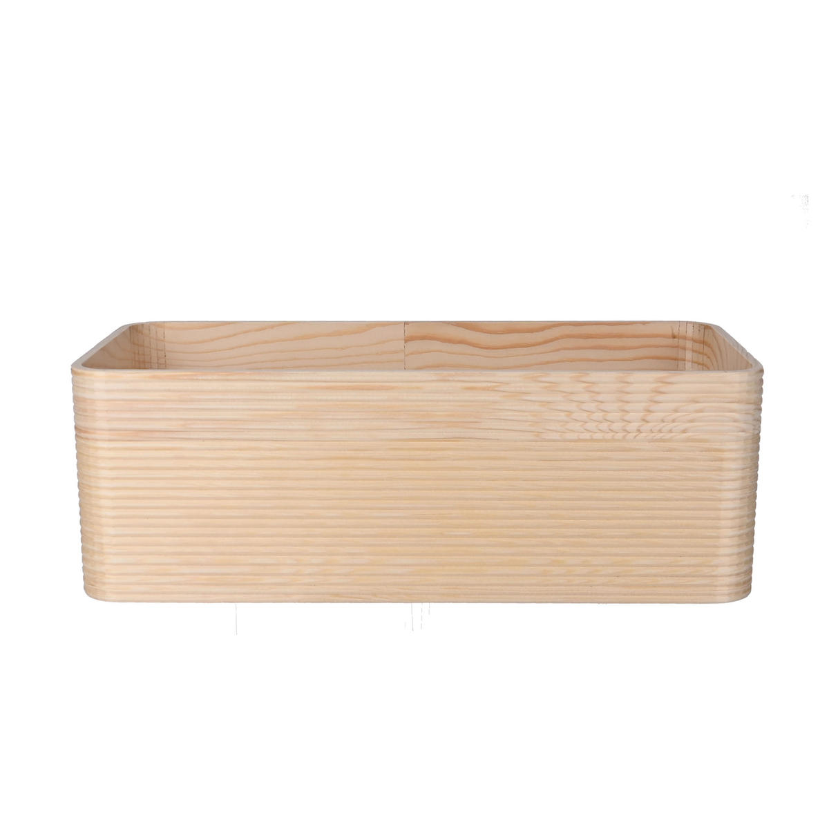 KOŠÍK DO REGÁLU, prírodná farba - prírodná farba, Trend, drevo (15/11/10cm) - Ambia Home