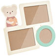 BILDERRAHMEN 34/30/1,3 cm  - Türkis/Hellbraun, Basics, Holzwerkstoff/Kunststoff (34/30/1,3cm) - My Baby Lou