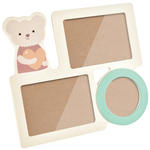 BILDERRAHMEN 34/30/1,3 cm  - Türkis/Hellbraun, Basics, Holzwerkstoff/Kunststoff (34/30/1,3cm) - My Baby Lou