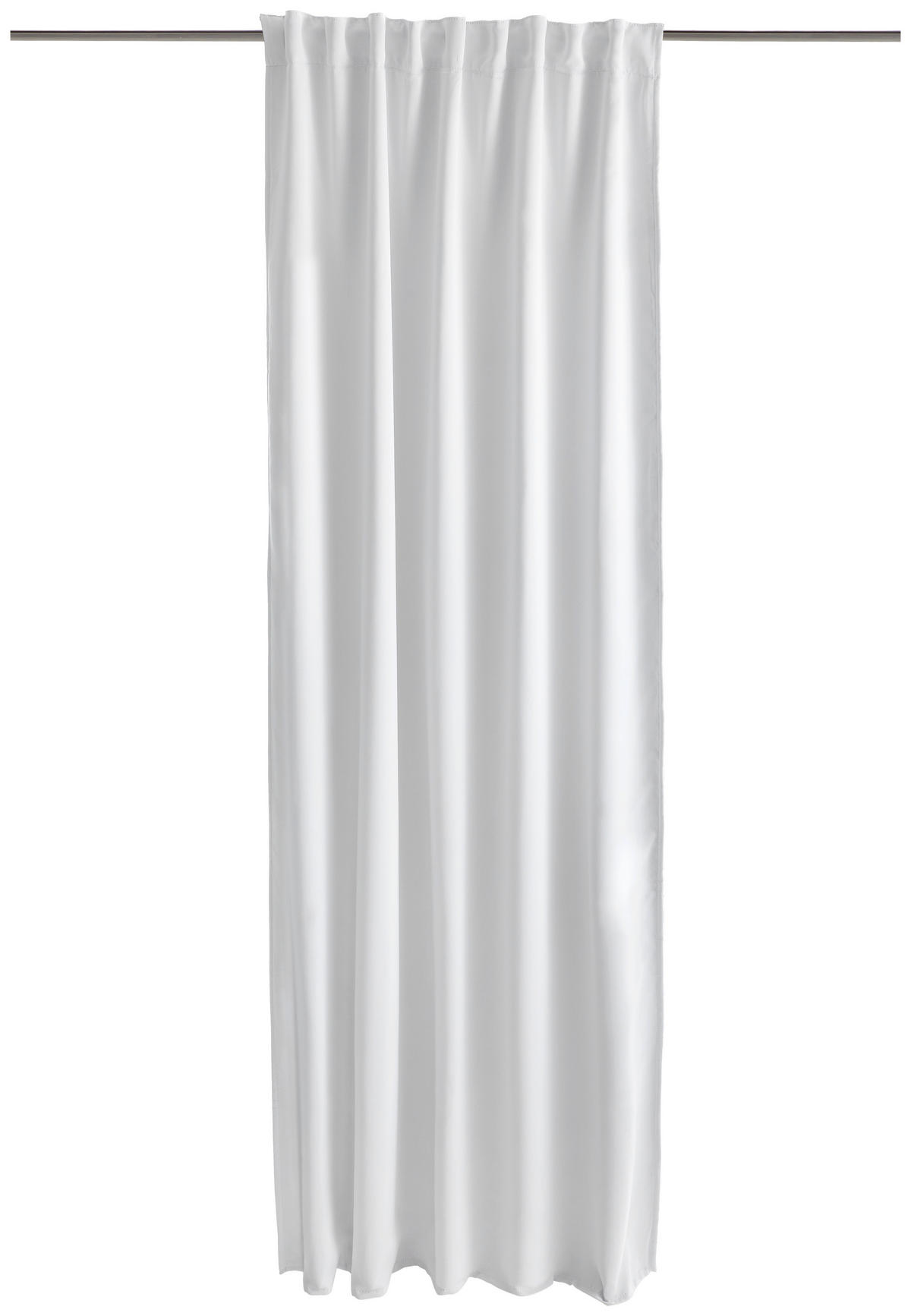 LÄRMSCHUTZVORHANG ACUSTICO Verdunkelung 135/245 cm   - Weiß, KONVENTIONELL, Textil (135/245cm)