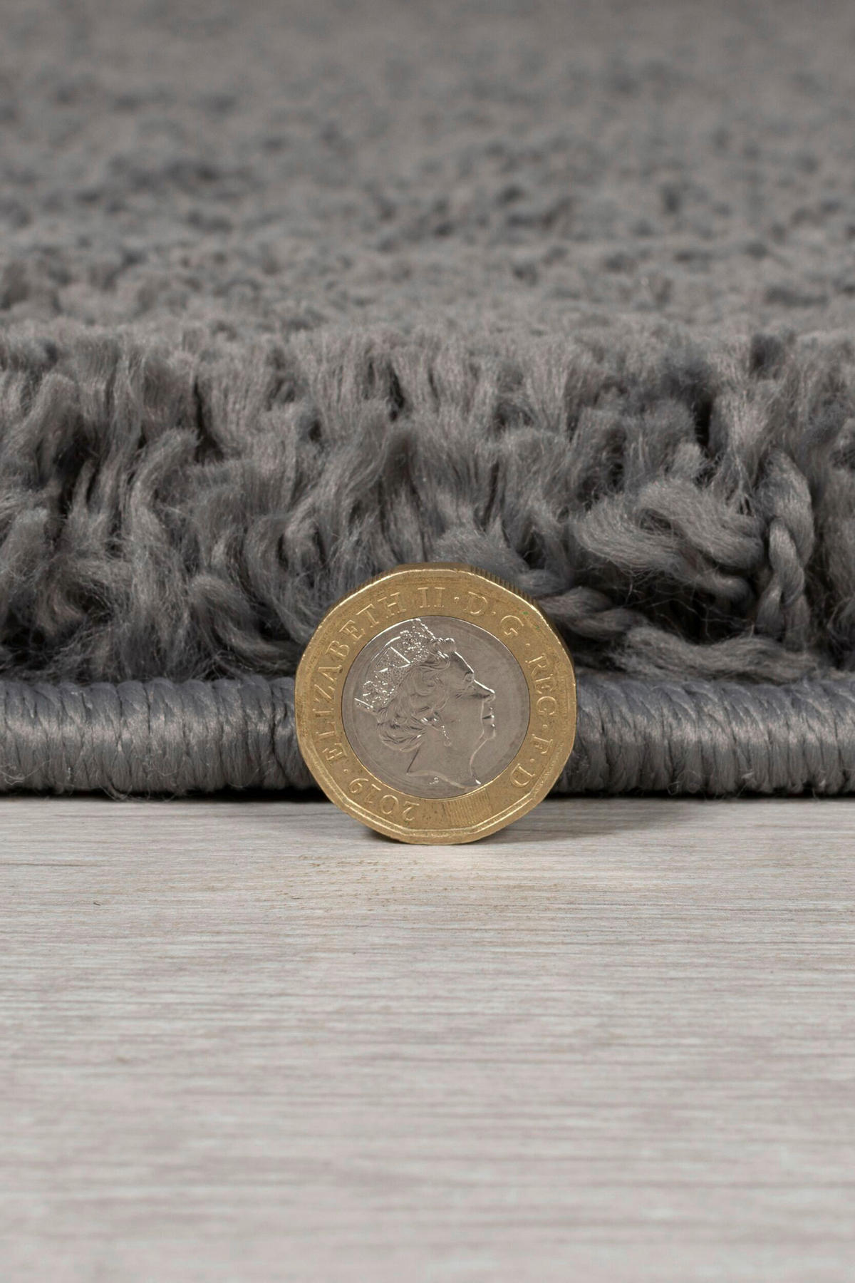 SHAGGY 160/230 cm Flair Rugs Grau, Dunkelgrau  - Dunkelgrau/Grau, Basics, Textil (160/230cm) - Xora