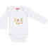 BABYBODY-SET - Gelb/Weiß, Basics, Textil (50/56) - My Baby Lou