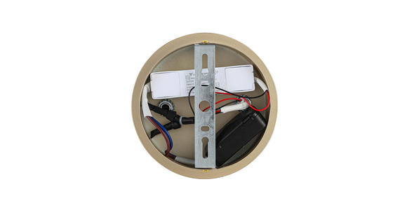 DECKENLEUCHTE 83/14/21,3 cm  - Weiß/Cappuccino, Trend, Kunststoff/Metall (83/14/21,3cm) - Novel