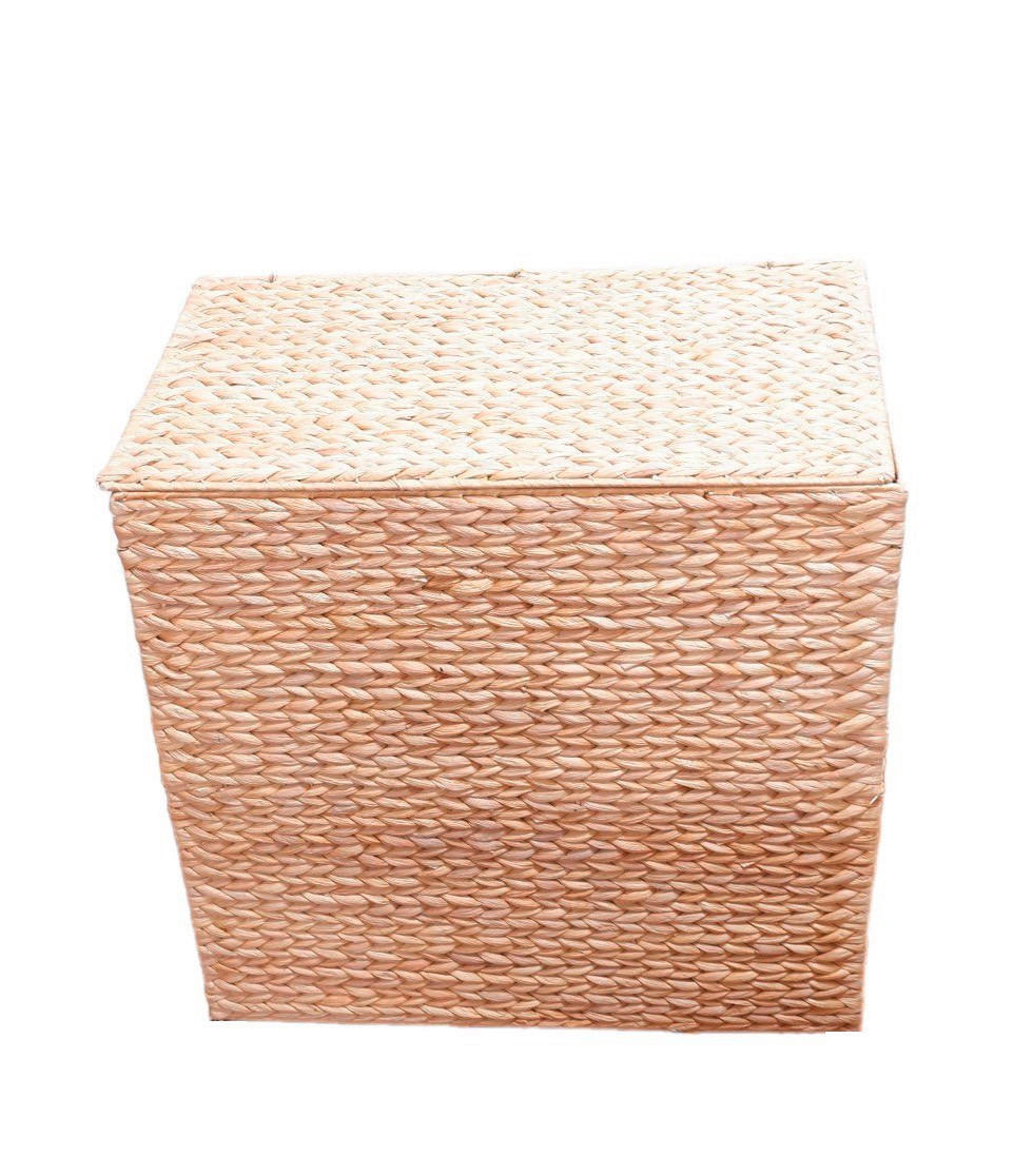 KOŠARA ZA RUBLJE 60/61/35 cm - bijela/svijetlo smeđa, Basics, metal/tekstil (60/61/35cm) - Landscape