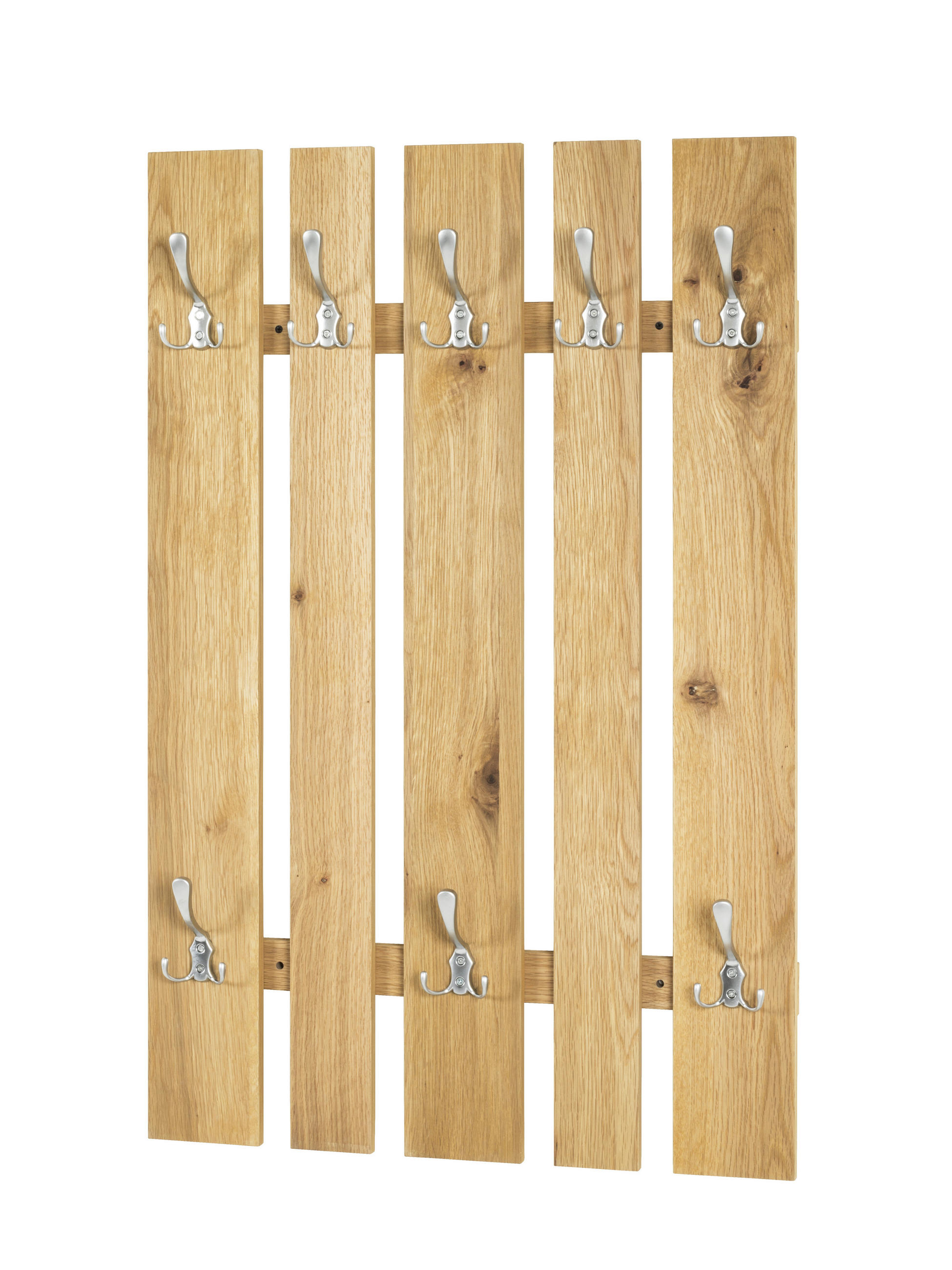 Wandgarderobe 8 Haken Eiche Dekor
