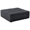 HOCKER in Textil Anthrazit  - Anthrazit/Schwarz, Design, Kunststoff/Textil (107/39/107cm) - Hom`in