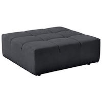 HOCKER in Textil Anthrazit  - Anthrazit/Schwarz, Design, Kunststoff/Textil (107/39/107cm) - Hom`in