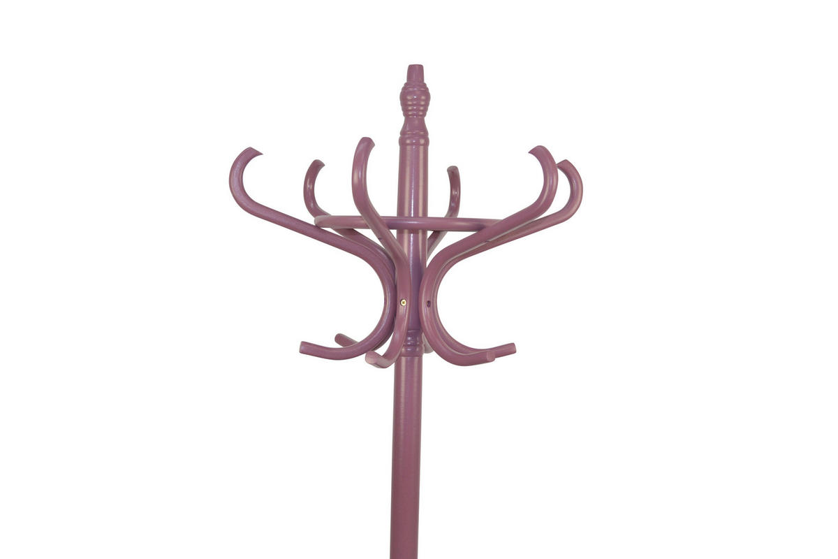 GARDEROBENSTÄNDER in Lila   - Lila, Design, Holz (53/53/184cm) - MID.YOU